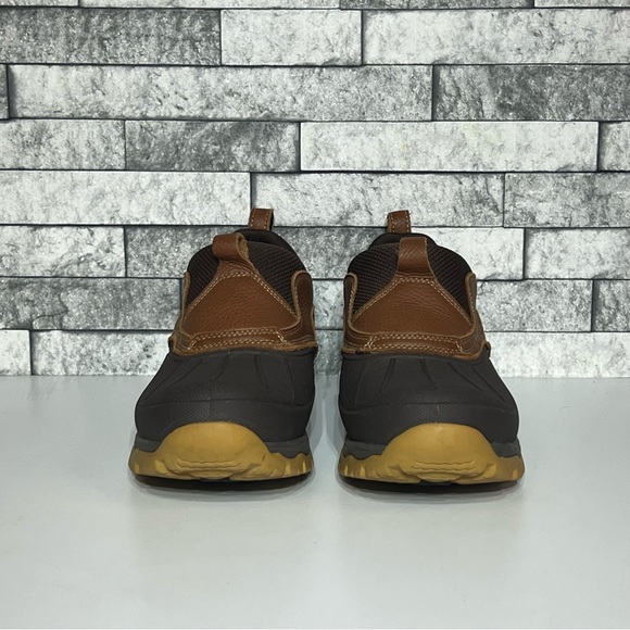 LL Bean Storm Chaser Low Womens 11 Leather Waterproof Winter Slip On Boots - Picture 2 of 8